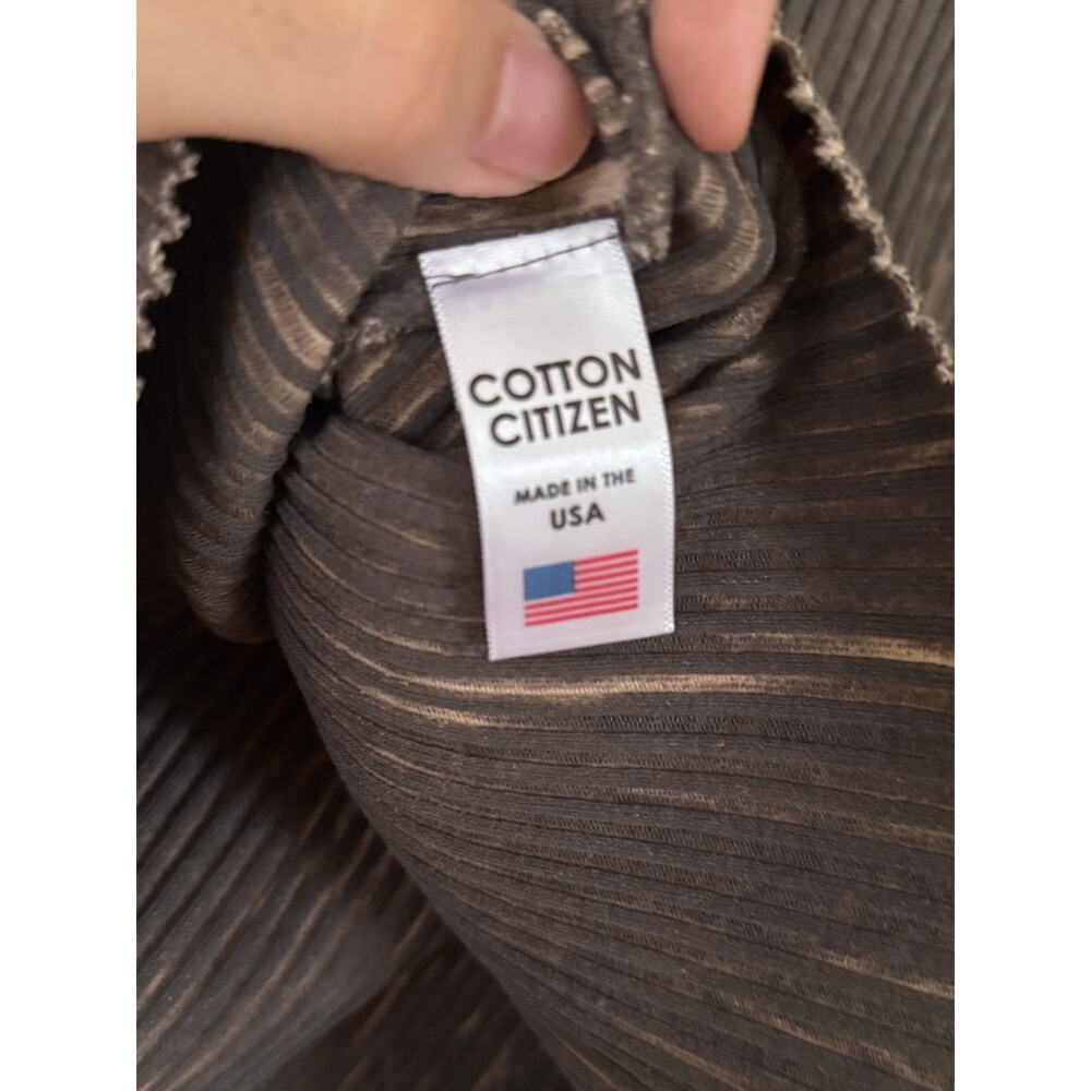 NWT Citizen Cotton Ibiza Crop Tank Fossil Acid Wash Ribbed Earthy Kith Euro - XS - Picture 4 of 6